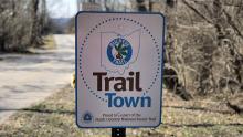 Buckeye Trail - Trail Town Sign Spring Valley