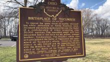 Tecumseh Birthplace Marker (Back)