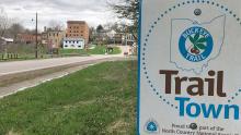 Buckeye Trail - Trail Town Sign Shawnee