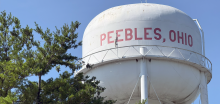 2) Peebles Water Tower